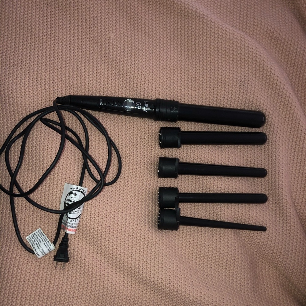 ISO professional 5 piefe curling wand set